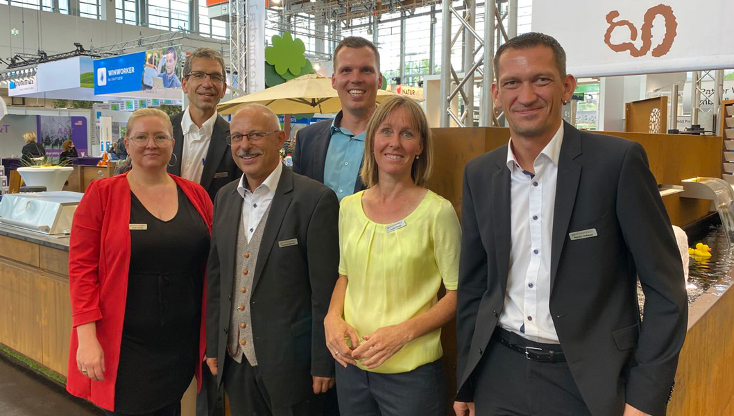 Messeteam von Gartenmetall auf der GaLaBau Nürnberg 2022