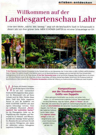 Presseinfo - Mein schöner Garten 08/2018