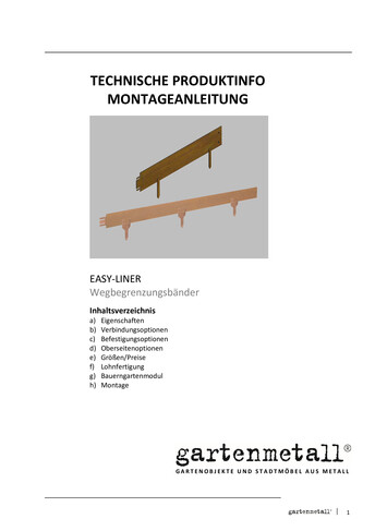 Technische Produktinfo EASY-LINER