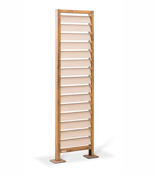 WANDA VARIO Sichtschutzwand mit Resysta-Lamellen, Breite 50 cm