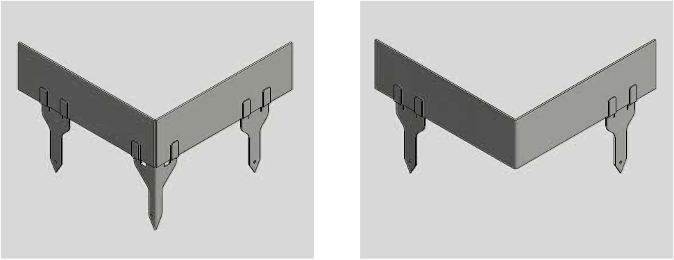 ECO-LINER Wegbegrenzunsgbänder: Ecken