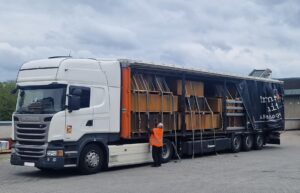 Safely stowed on the way to you