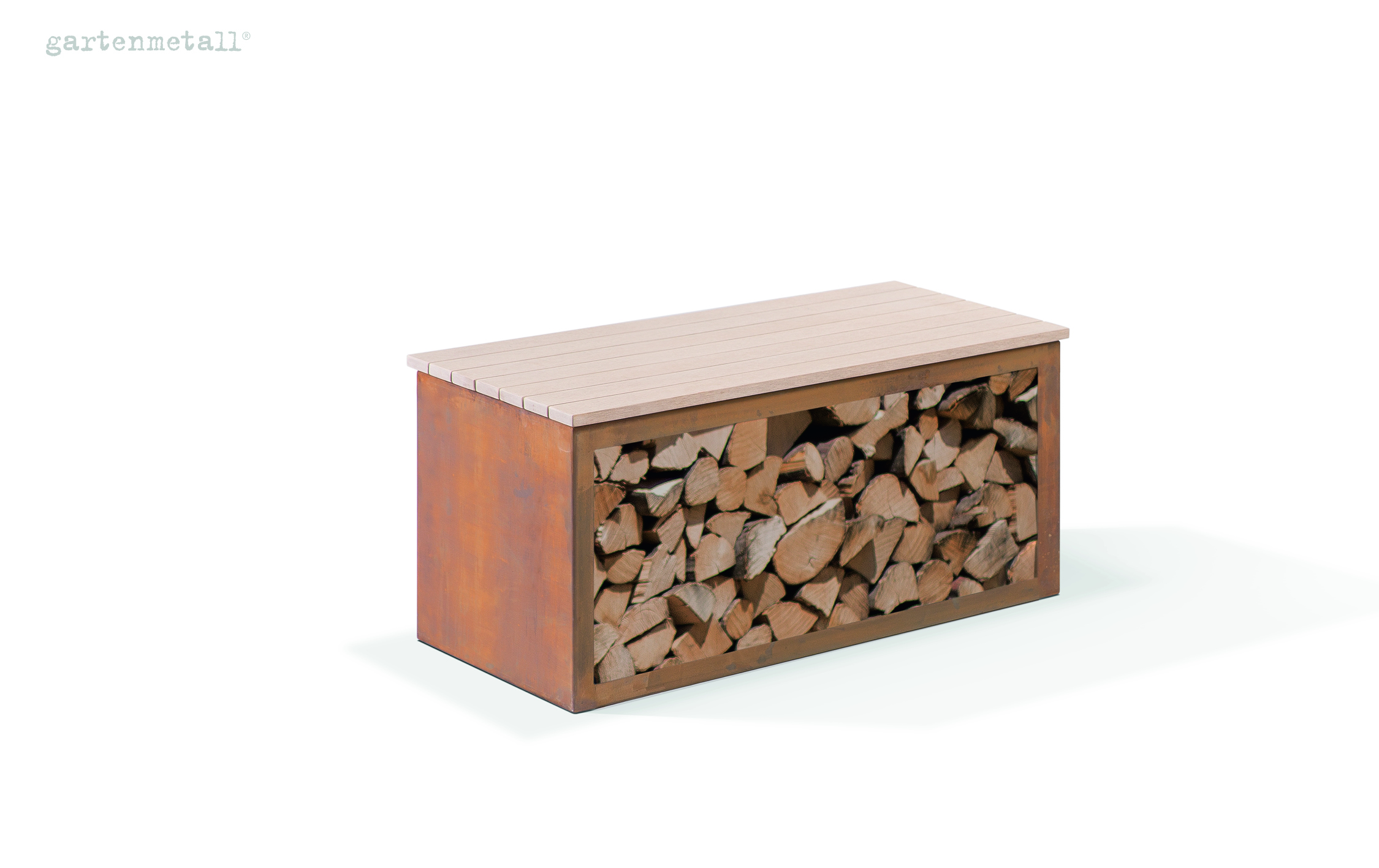 Sitzbank MERAN mit Sitzauflage RESYSTA® 1.000 mm