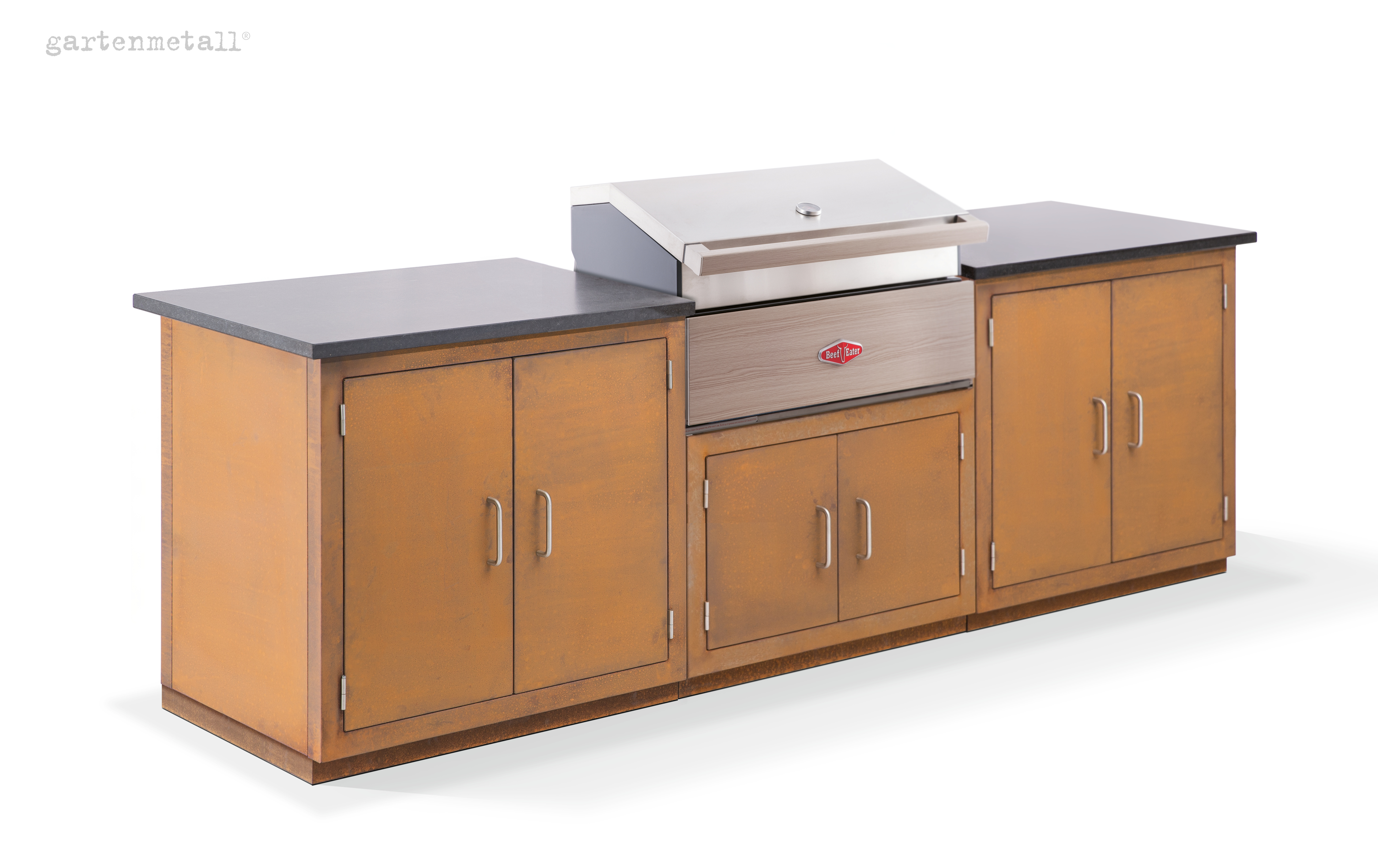 Komplettpaket Gartenküche IBIZA 2.696x730x890 mm