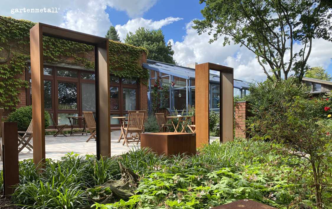 LIGNA firewood frame as a design element - even without wood