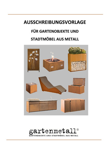 Ausschreibung für Grundmaterial