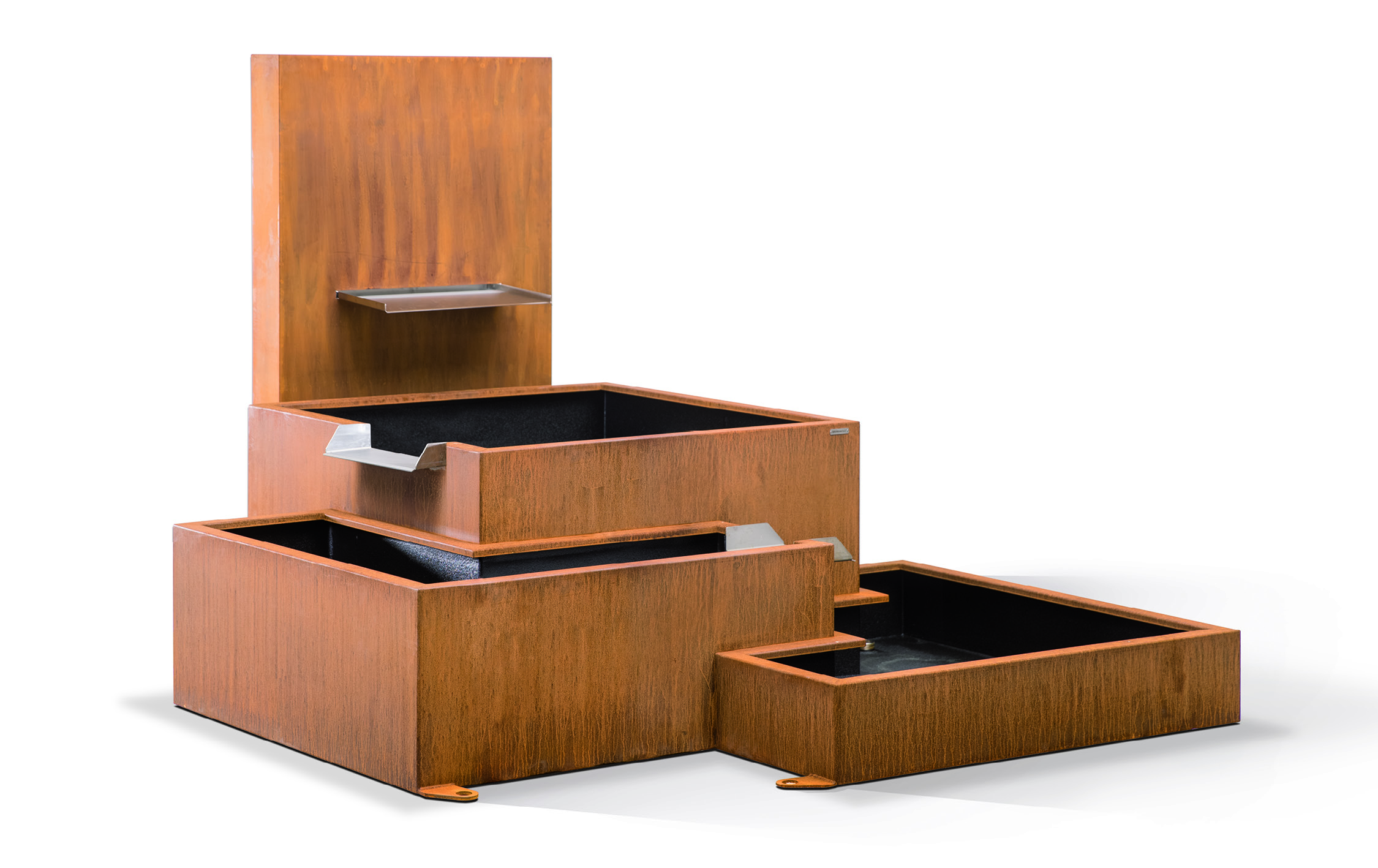 Kaskadenbrunnen AQUA LINEA TRIBERG - Schütte nach links