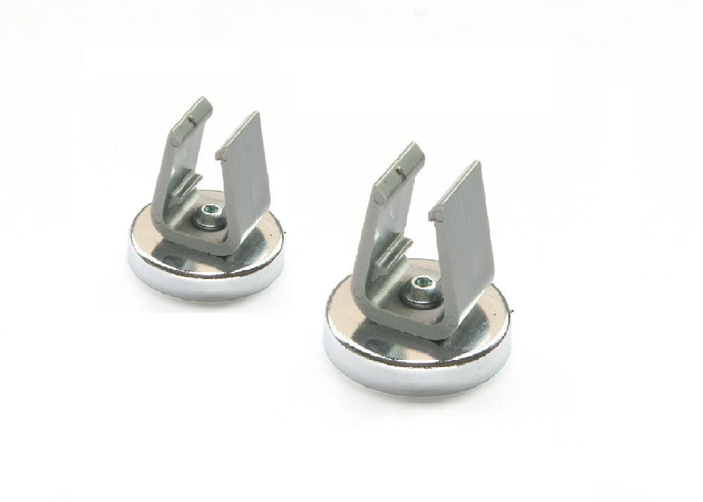 Befestigungsclip für LED-Leuchtschiene mit Magnet