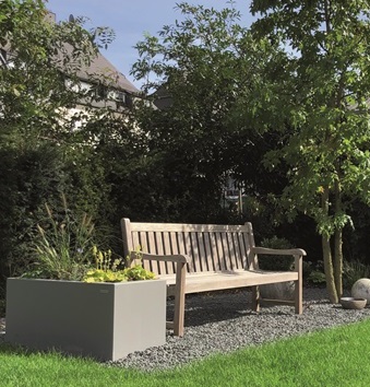 A must-have for every garden: TERRESTA raised bed with garden bench