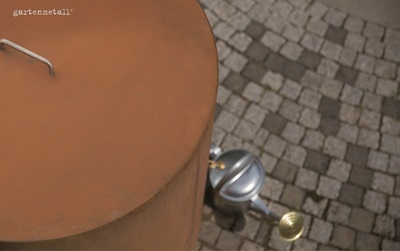 AQUA COLLECT: Die hochwertige und langlebige Regentonne aus Cortenstahl