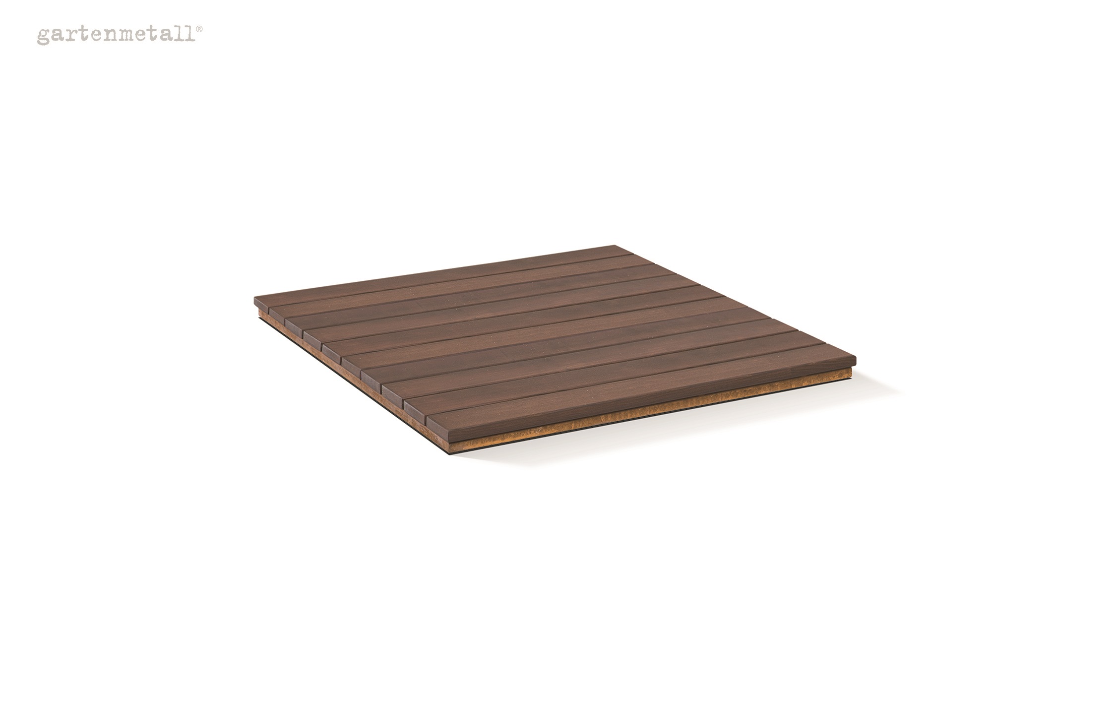 Abdeckung mit Sitzauflage für Feuerstelle TROJA 1.220x1.220 mm