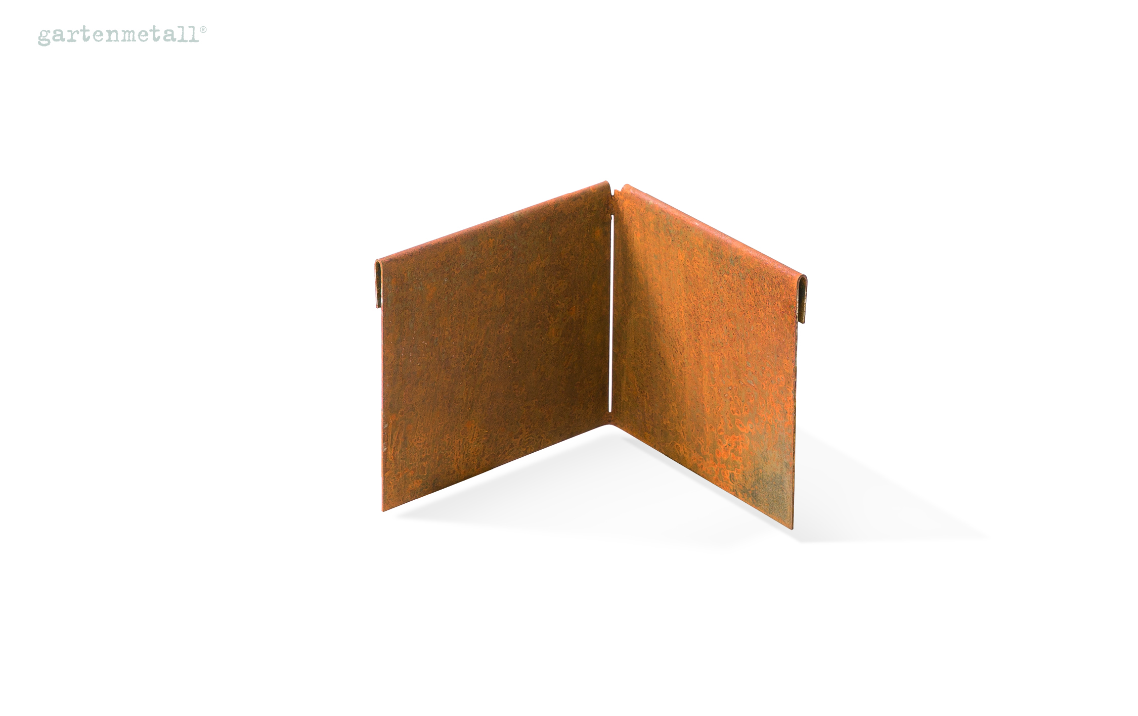 ECO-LINER ECKE mit gefalzter Oberkante 2x100x100 mm